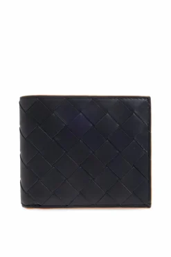 Bottega Veneta CZARNY Skórzany portfel
