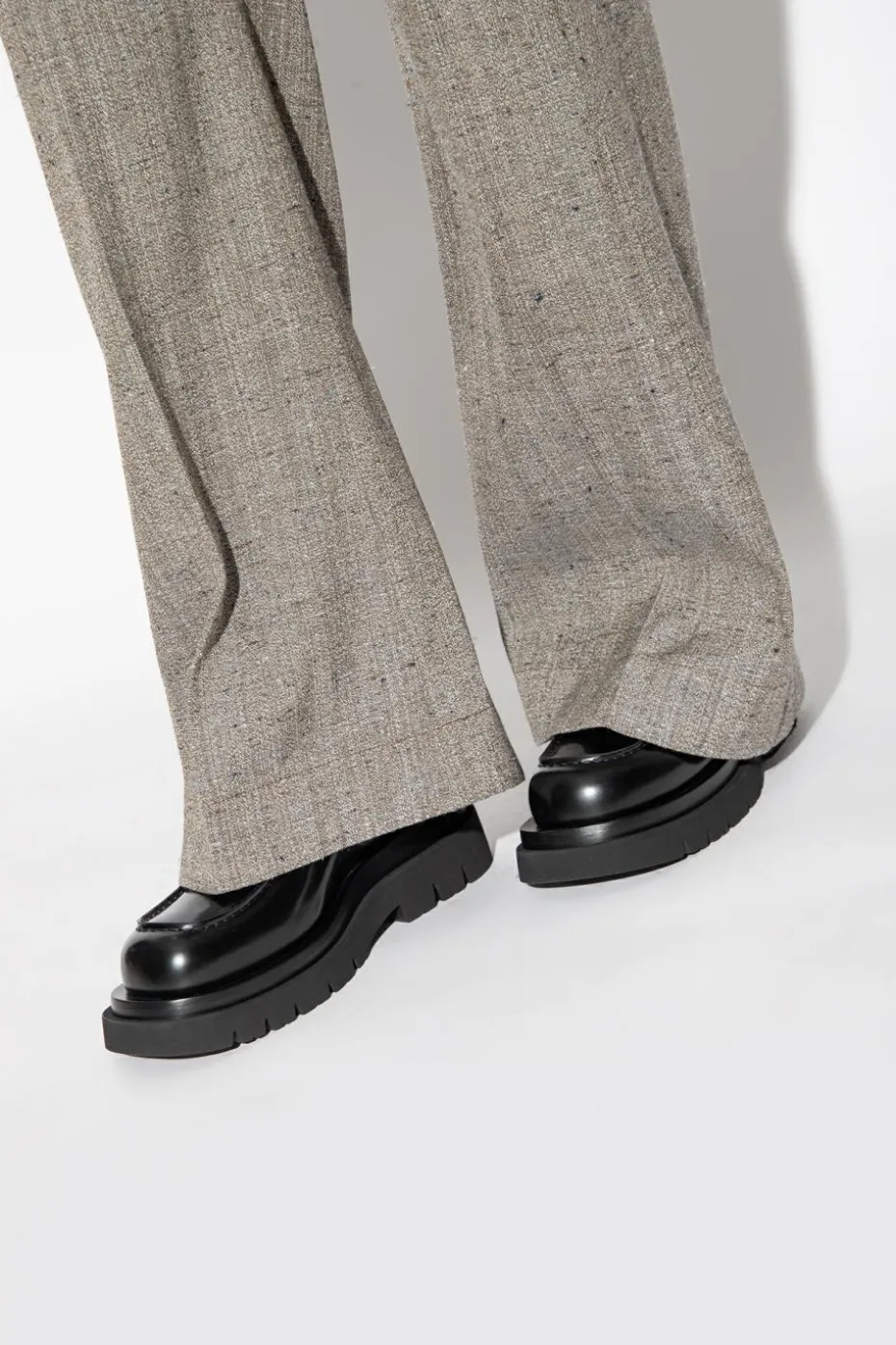Bottega Veneta CZARNY Skórzane buty typu ‘loafers’