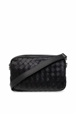 Bottega Veneta CZARNY Skórzana torba na ramię