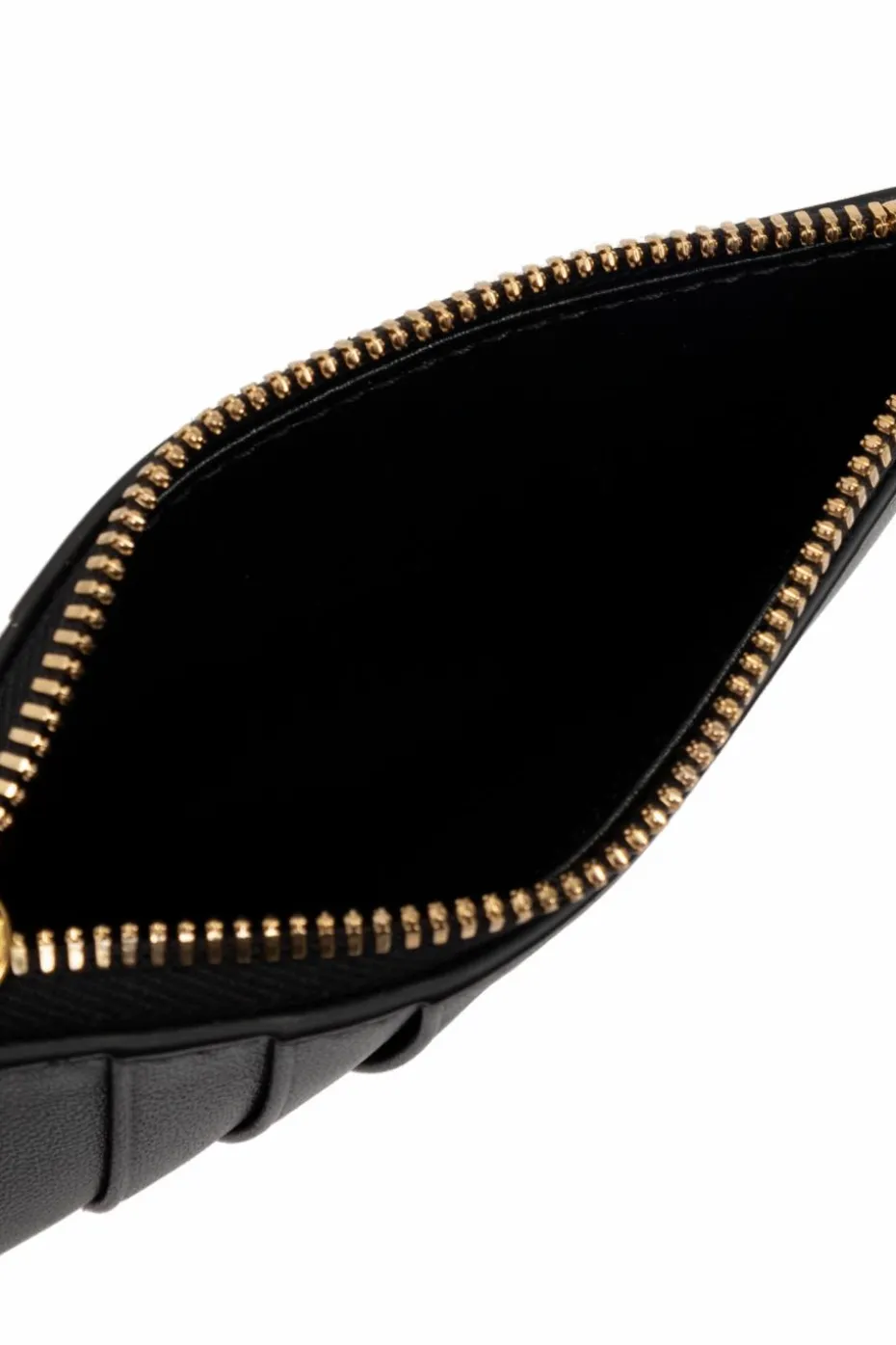 Bottega Veneta CZARNY Skórzane etui na karty