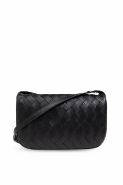 Bottega Veneta CZARNY Skórzana torba na ramię
