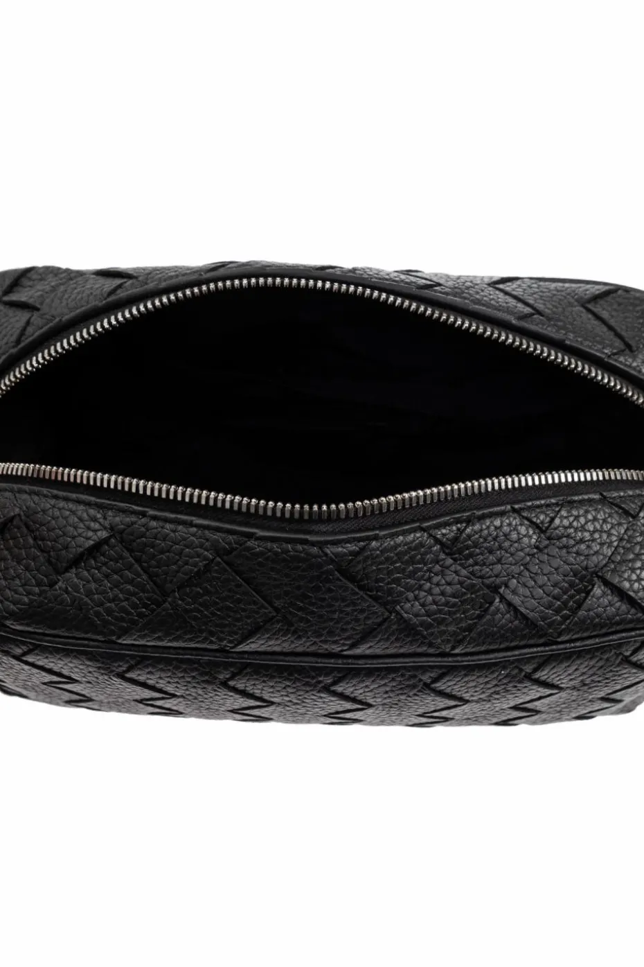 Bottega Veneta CZARNY Skórzana kosmetyczka