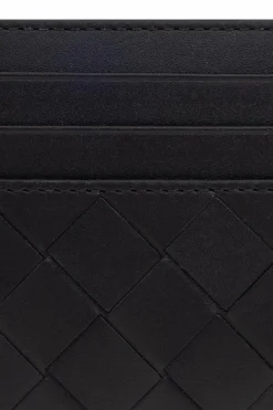 Bottega Veneta CZARNY Skórzane etui na karty