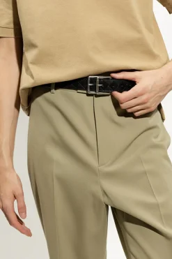 Bottega Veneta CZARNY Skórzany pasek