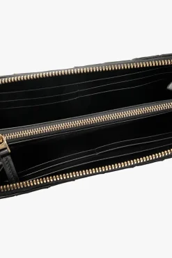 Bottega Veneta CZARNY Skórzany portfel