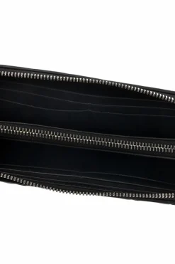 Bottega Veneta CZARNY Skórzany portfel