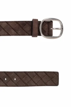 Bottega Veneta CZARNY Skórzany pasek