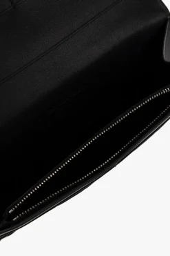 Bottega Veneta CZARNY Skórzany portfel