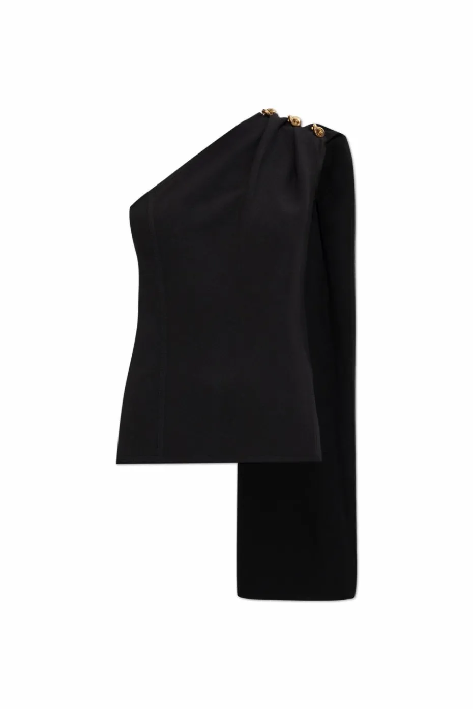 Bottega Veneta CZARNY Top z odkrytym ramieniem