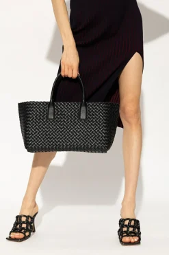 Bottega Veneta CZARNY Torba 'Cabat Small’ typu ‘shopper’