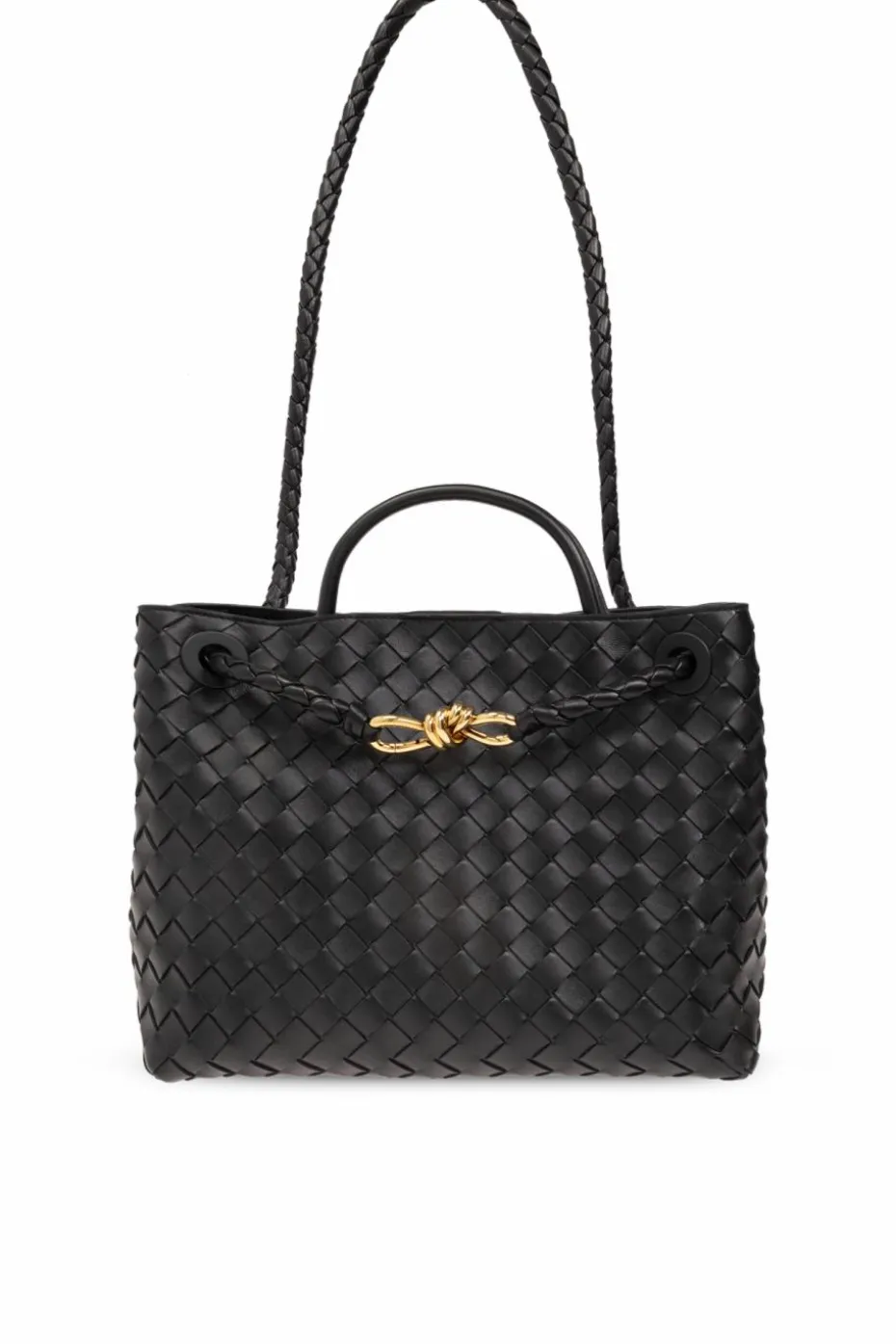Bottega Veneta CZARNY Torba ‘Andiamo Medium’ typu ‘shopper’