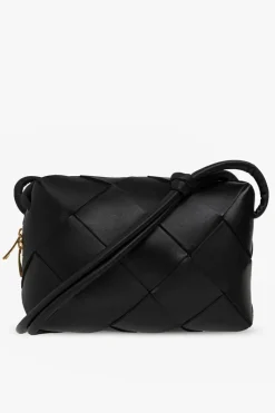 Bottega Veneta CZARNY Torba na ramię ‘Cassette Small’
