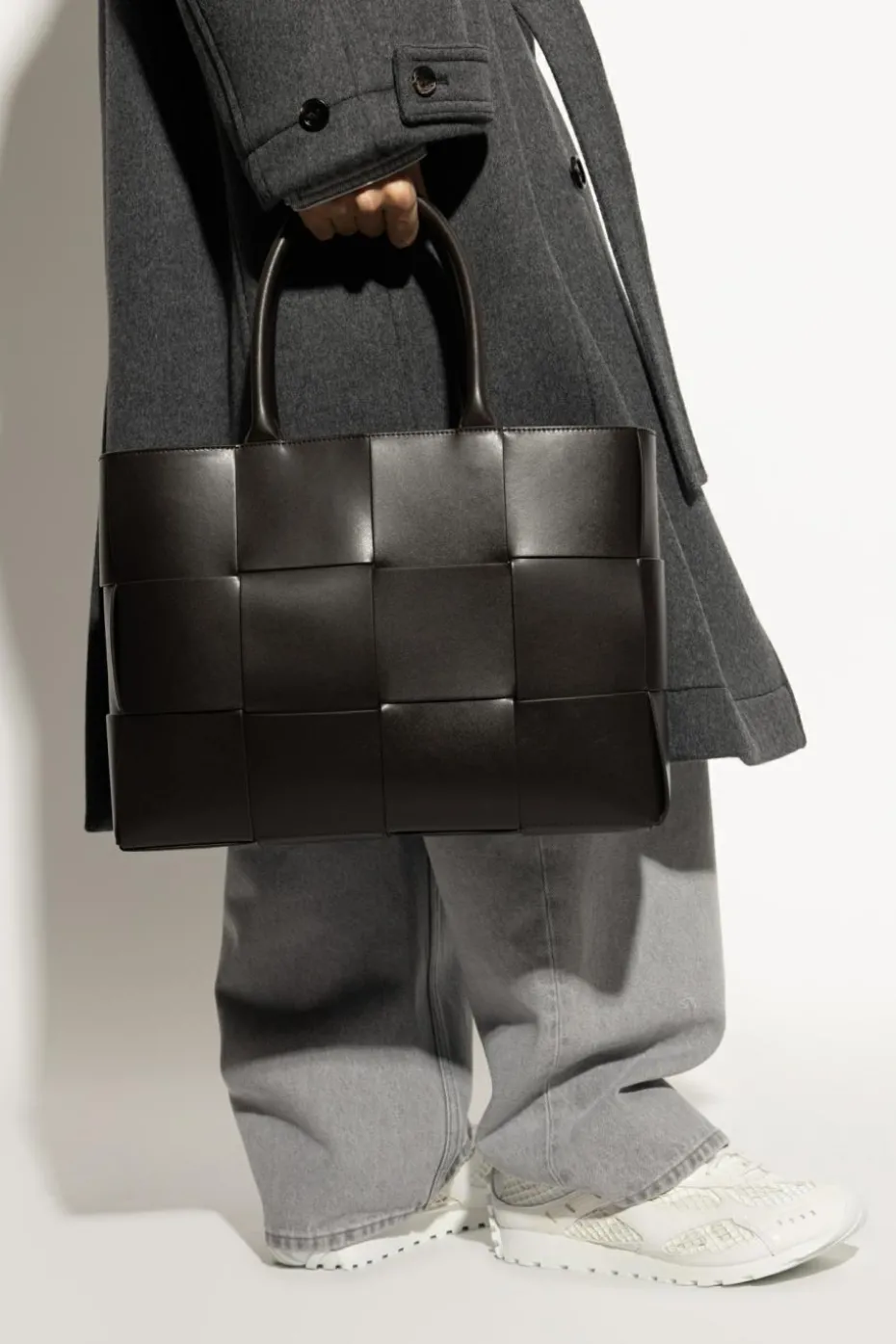 Bottega Veneta CZARNY Torba `Medium Arco` typu `shopper`