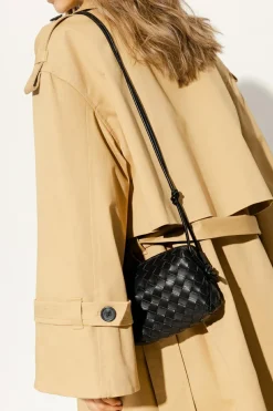 Bottega Veneta CZARNY Torba na ramię ‘Loop Mini’