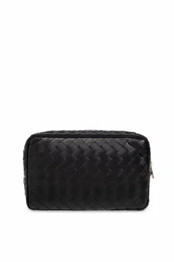 Bottega Veneta CZARNY Torba do ręki z plecionką ‘Intrecciato’