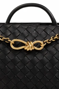 Bottega Veneta CZARNY Torba na ramię ‘Andiamo Small’