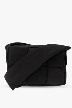 Bottega Veneta CZARNY Torba na ramię ‘Cassette Medium’