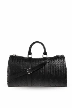Bottega Veneta CZARNY Torba podręczna z plecionką ‘Intrecciato’
