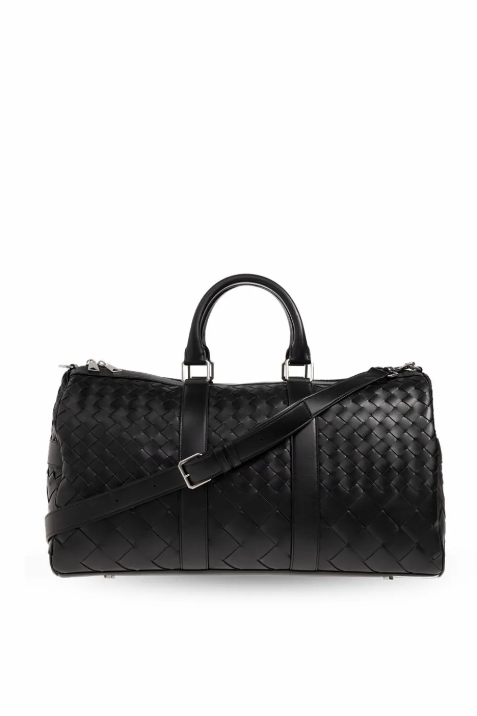 Bottega Veneta CZARNY Torba podręczna z plecionką ‘Intrecciato’