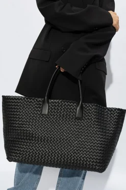 Bottega Veneta CZARNY Torba ‘Cabat Large’ typu ‘shopper’