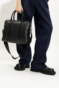 Bottega Veneta CZARNY Torba na ramię ‘Classic Hidrology Medium’