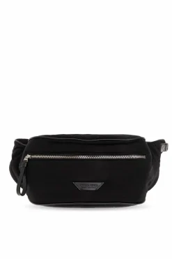 Bottega Veneta CZARNY Torba na pas z logo