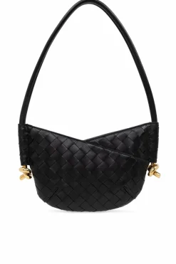 Bottega Veneta CZARNY Torba na ramię ‘Solstice Mini’