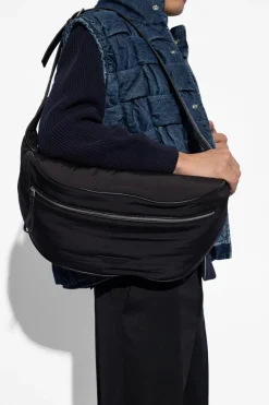 Bottega Veneta CZARNY Torba na pas z logo