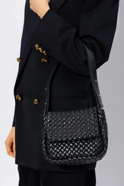 Bottega Veneta CZARNY Torba na ramię ‘Cobble Mini’