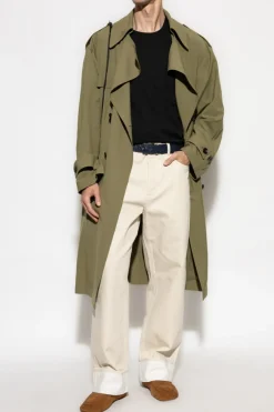 Bottega Veneta CZARNY T-shirt z kieszenią