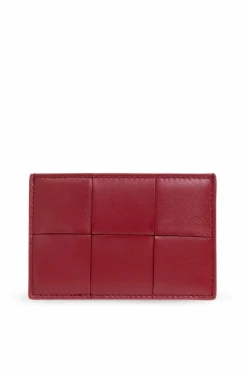 Bottega Veneta CZERWONY Etui na karty