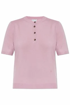 Bottega Veneta FIOLETOWY Wełniany top
