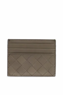 Bottega Veneta GRANATOWY Etui na karty