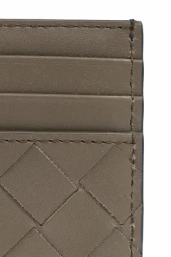 Bottega Veneta GRANATOWY Etui na karty