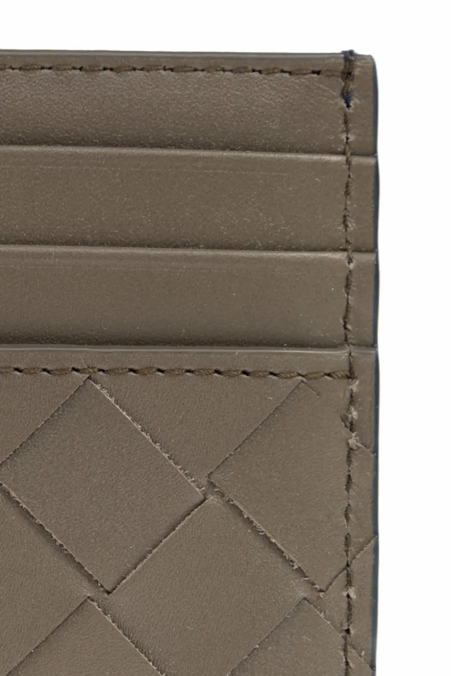 Bottega Veneta GRANATOWY Etui na karty
