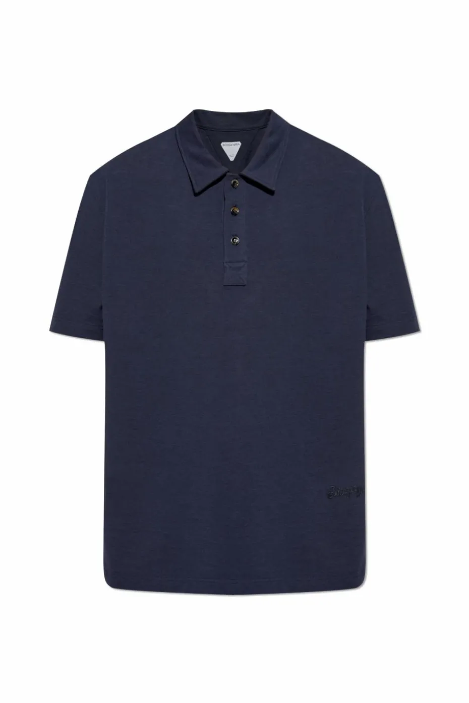 Bottega Veneta GRANATOWY Polo z kołnierzem