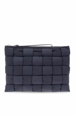 Bottega Veneta GRANATOWY Torba do ręki ‘Cassette Large’