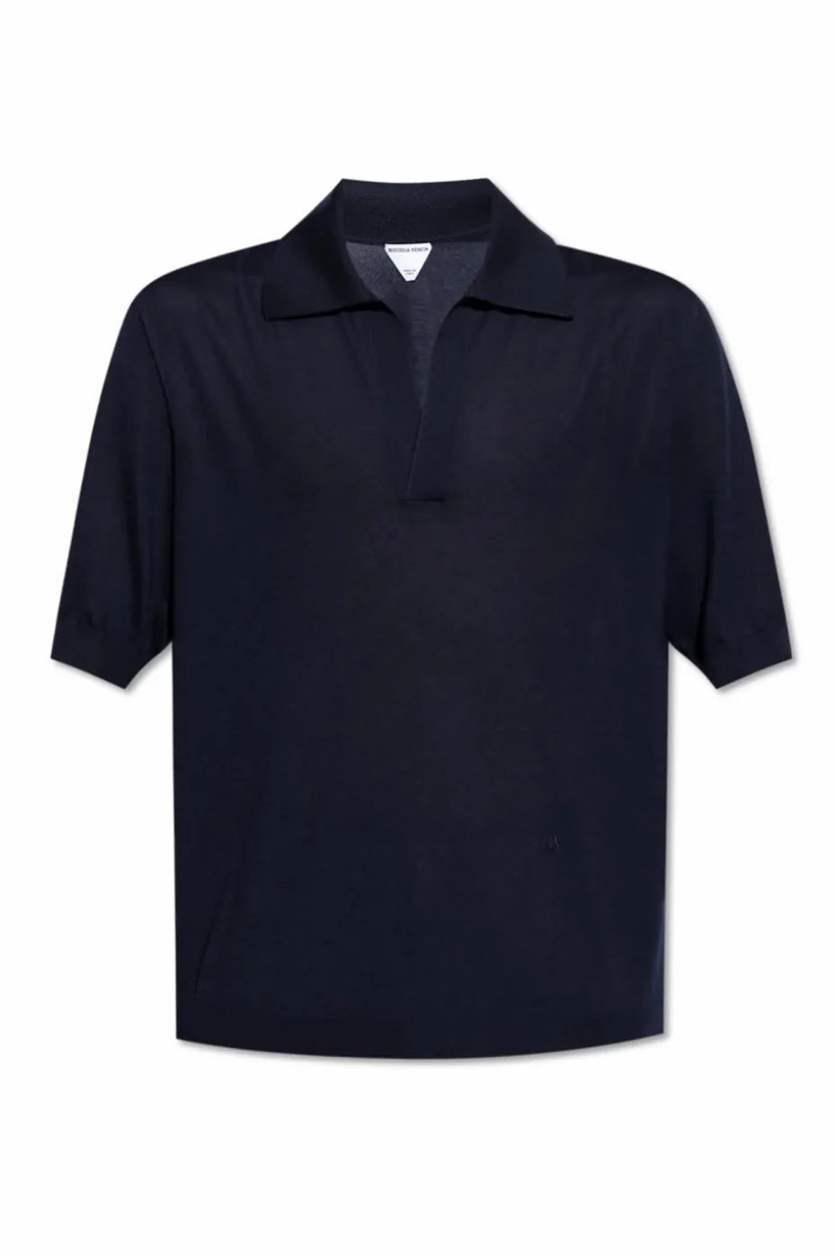 Bottega Veneta GRANATOWY Kaszmirowe polo