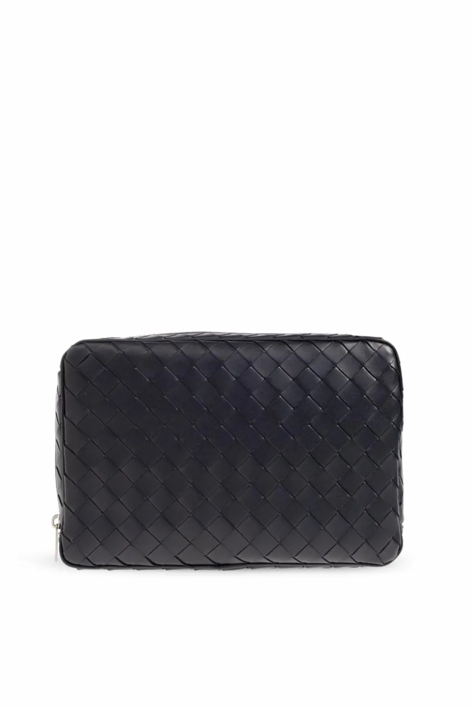 Bottega Veneta GRANATOWY Skórzana torba do ręki