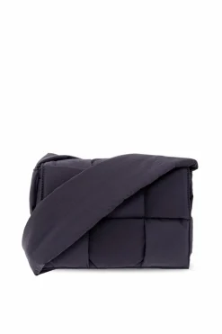 Bottega Veneta GRANATOWY Torba na ramię ‘Cassette Small’