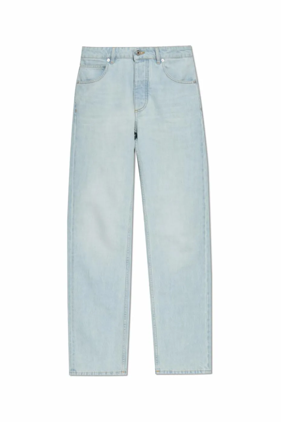 Bottega Veneta jasnoniebieski Jeansy z wysokim stanem