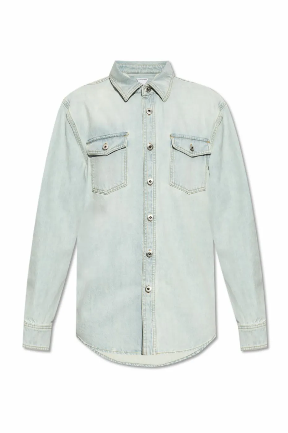 Bottega Veneta jasnoniebieski Jeansowa koszula