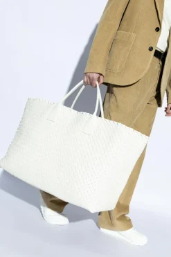 Bottega Veneta kremowy Torba `Cabat Maxi` typu `shopper`