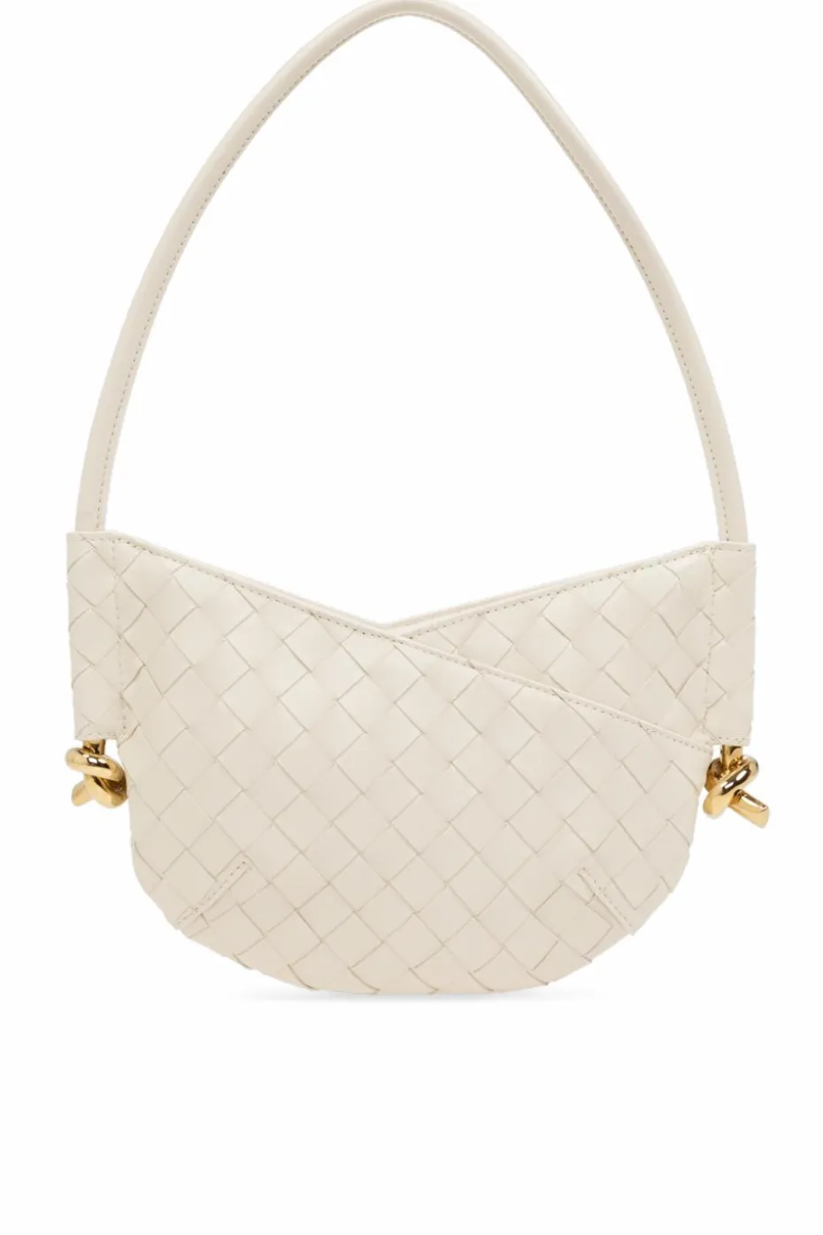 Bottega Veneta kremowy Torba na ramię ‘Solstice Mini’