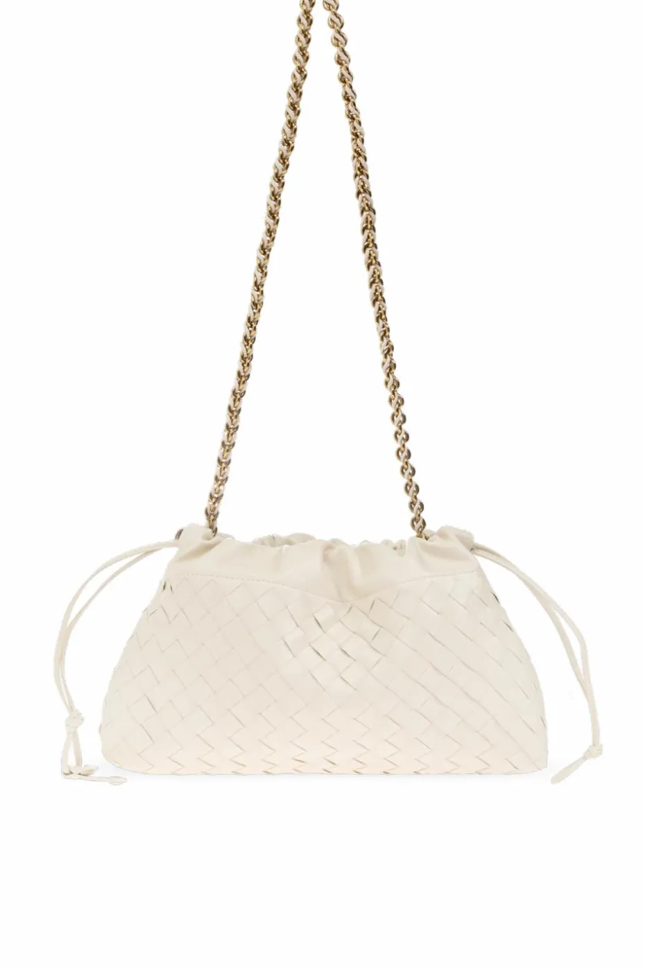 Bottega Veneta kremowy Torba na ramię `Notte`