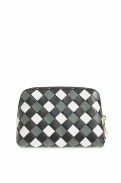 Bottega Veneta MULTIKOLOR Skórzana kosmetyczka