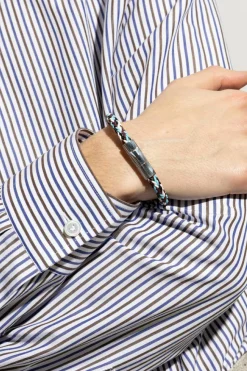 Bottega Veneta MULTIKOLOR Skórzana bransoleta