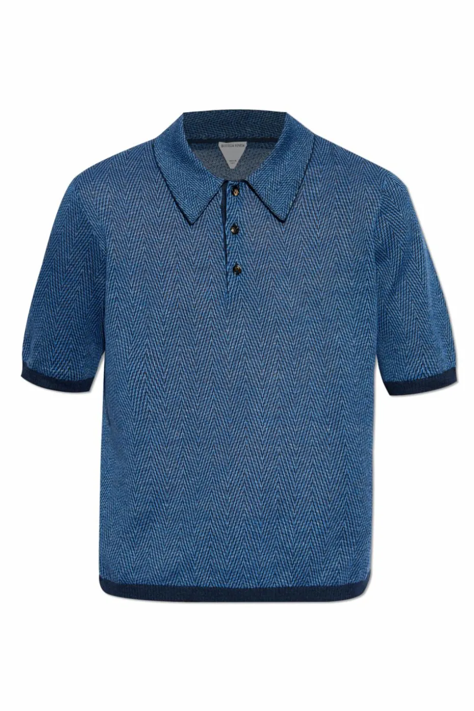 Bottega Veneta NIEBIESKI Wzorzyste polo
