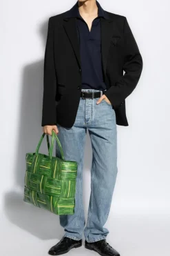 Bottega Veneta NIEBIESKI Jeansy z prostymi nogawkami