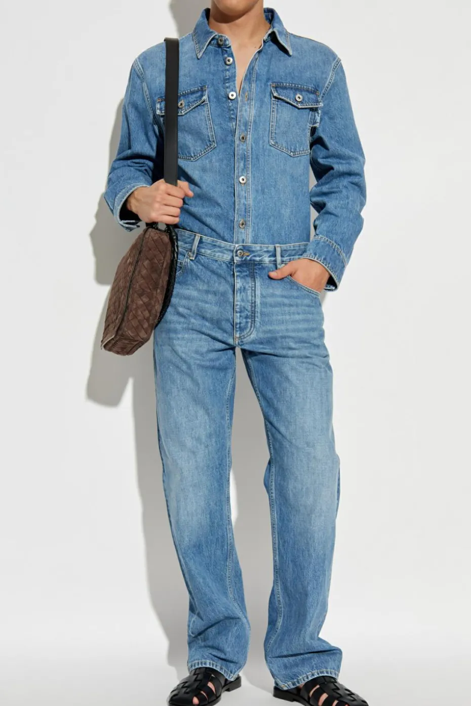 Bottega Veneta NIEBIESKI Jeansy typu ‘straight’